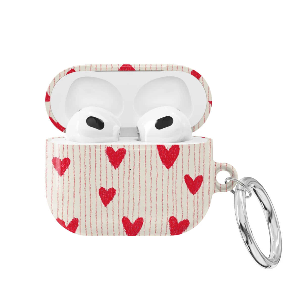 Crimson Pulse - AirPods 3 Case