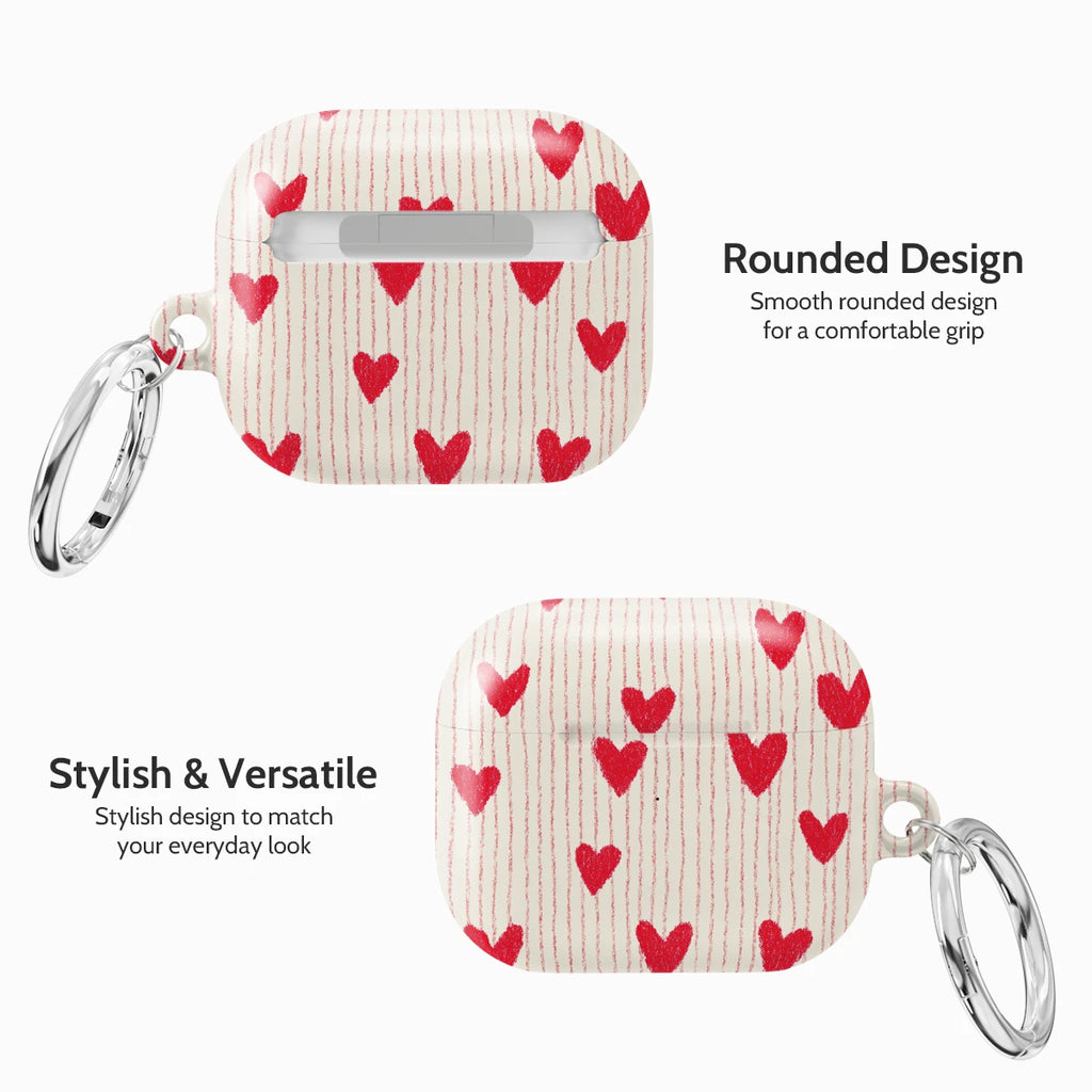 Crimson Pulse - AirPods 3 Case