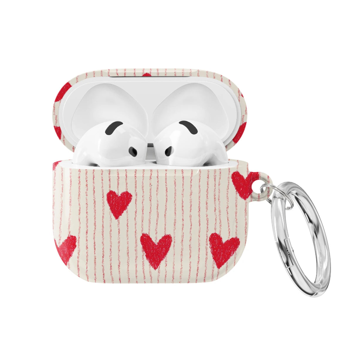 Crimson Pulse - AirPods 4 Case
