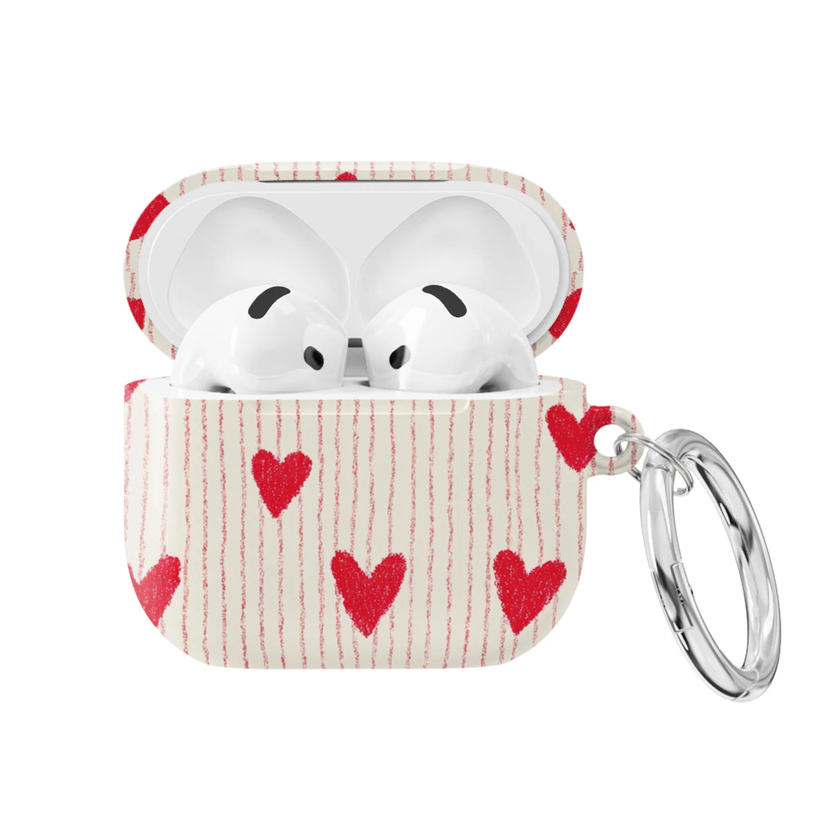 Crimson Pulse - AirPods 4 Case