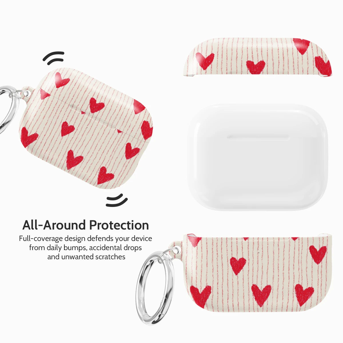 Crimson Pulse - AirPods Pro 3 Case