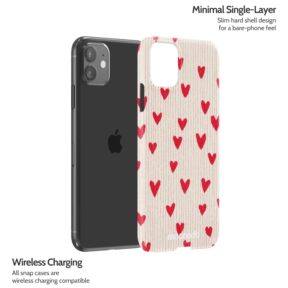 Crimson Pulse - iPhone 11 Case