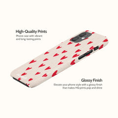Crimson Pulse - iPhone 12 Case