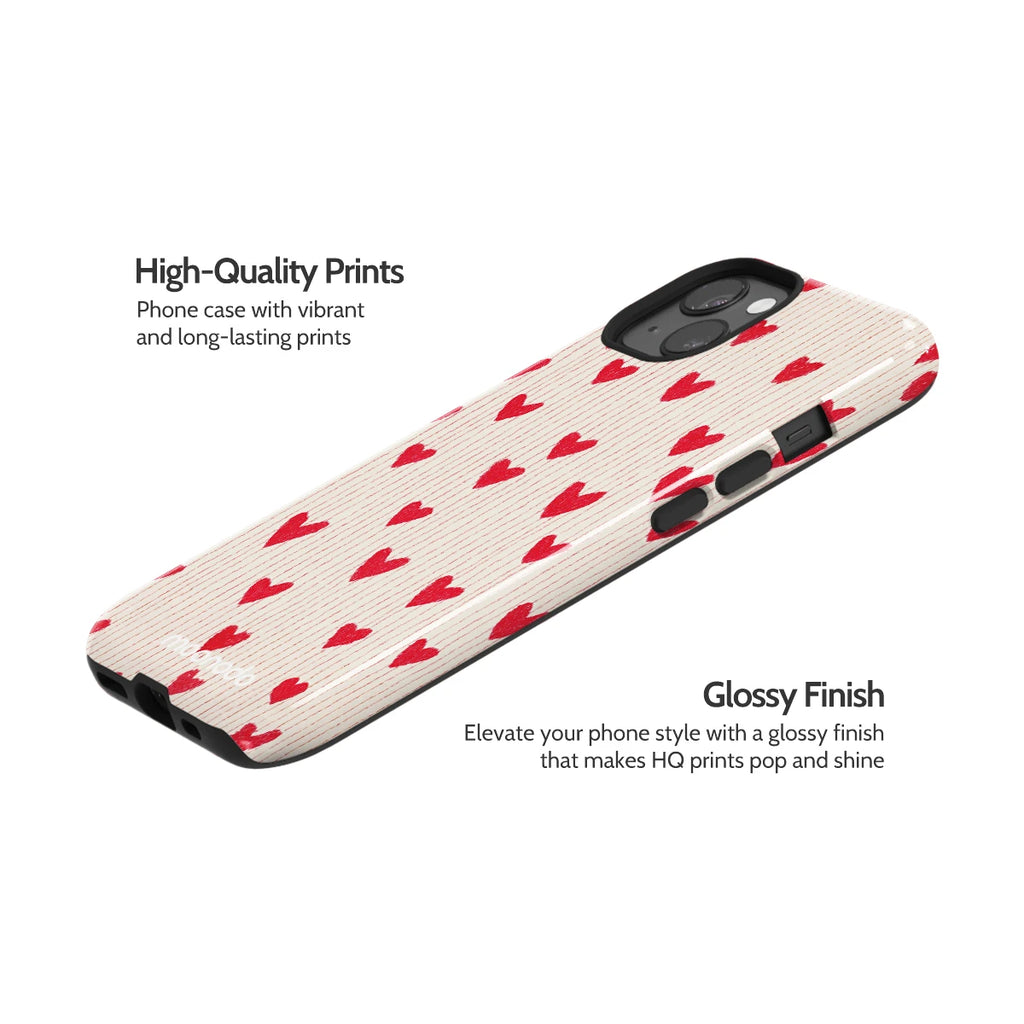 Crimson Pulse - iPhone 13 Case