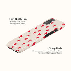 Crimson Pulse - iPhone 13 Case