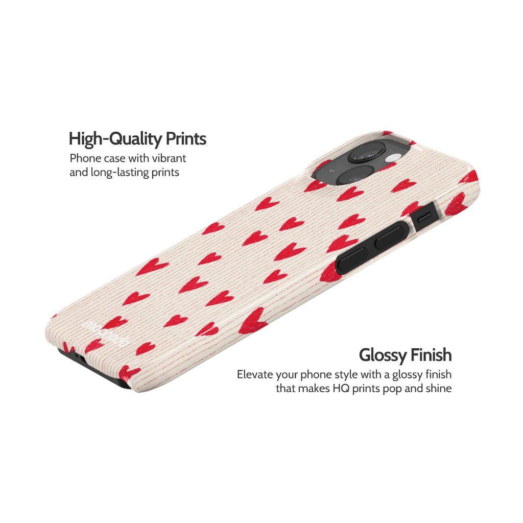 Crimson Pulse - iPhone 13 Mini Case