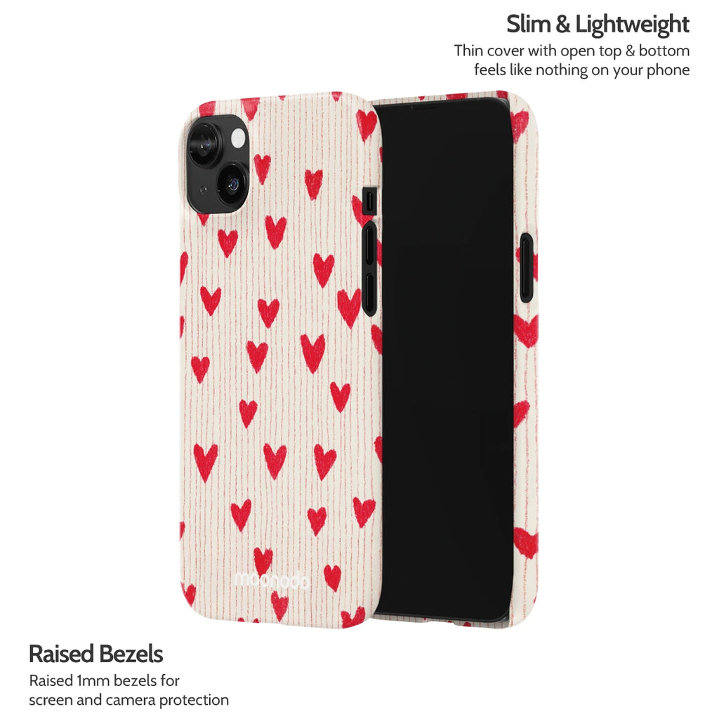 Crimson Pulse - iPhone 14 Plus Case