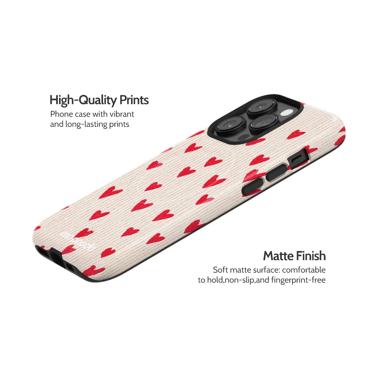 Crimson Pulse - iPhone 14 Pro Case