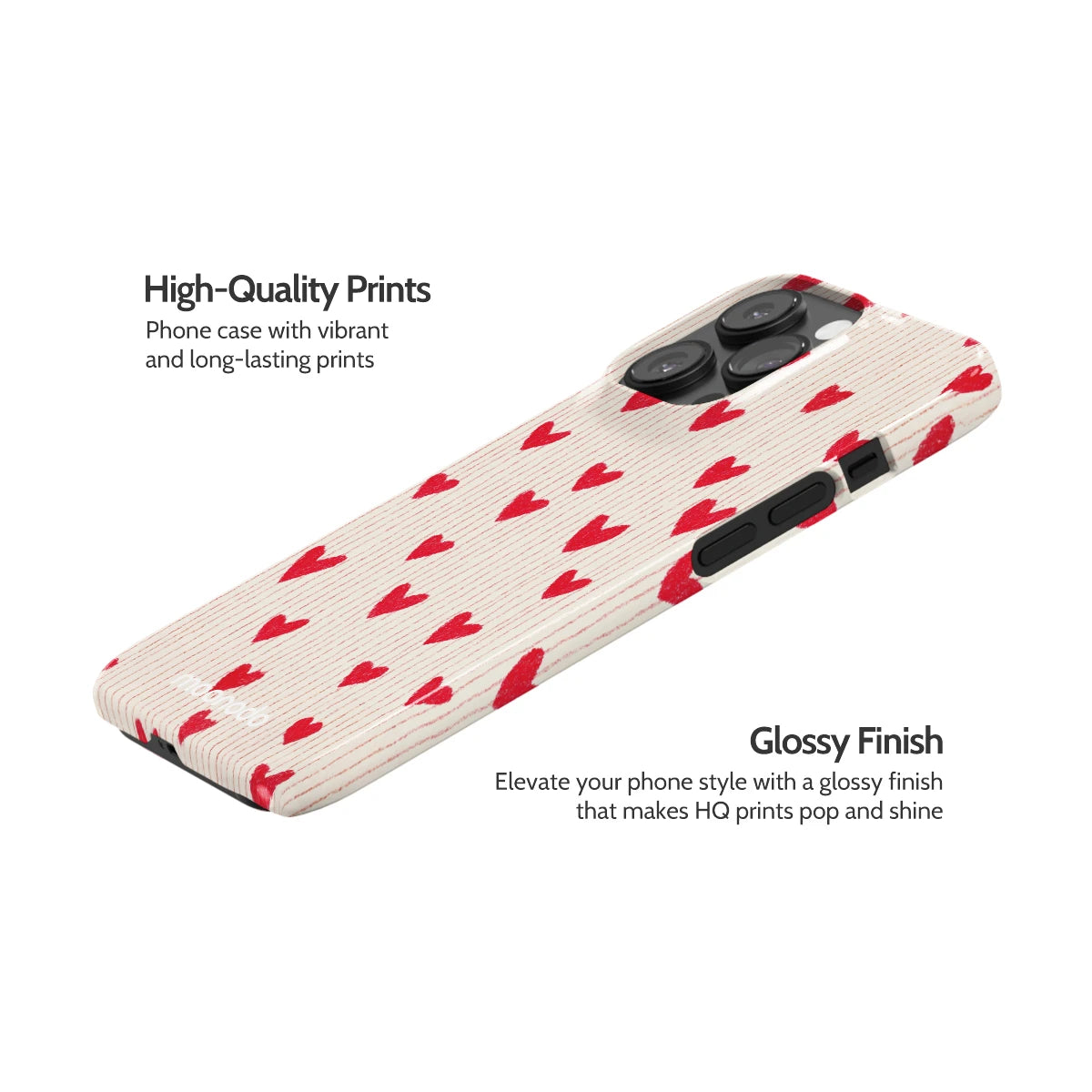 Crimson Pulse - iPhone 14 Pro Case