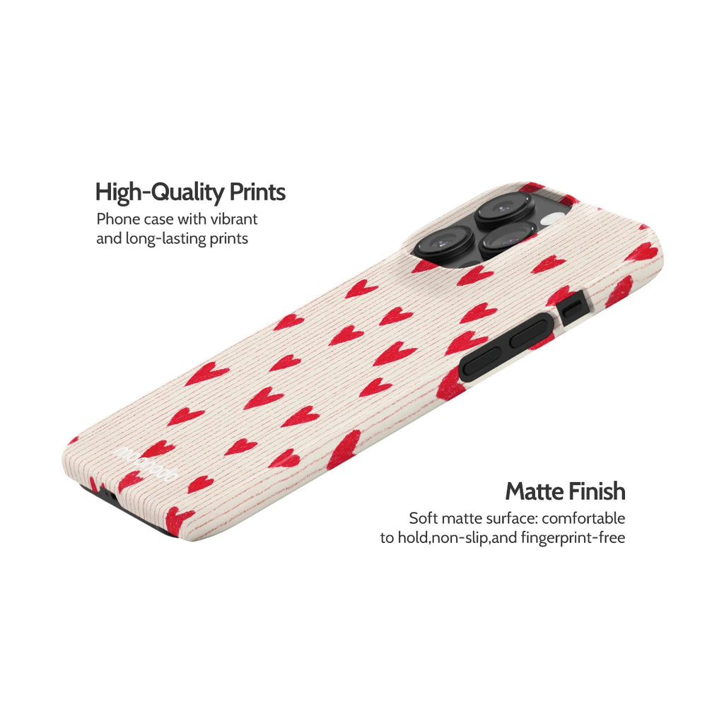 Crimson Pulse - iPhone 14 Pro Case