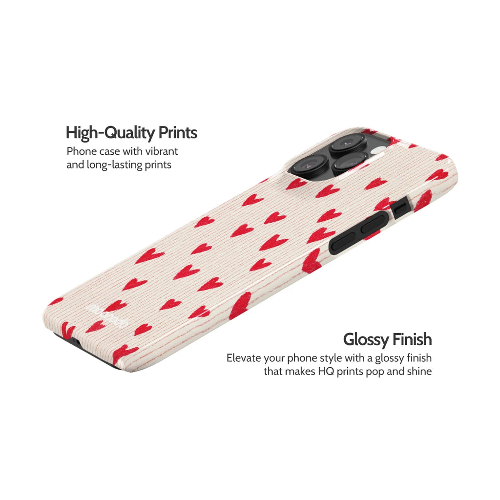Crimson Pulse - iPhone 14 Pro Max Case