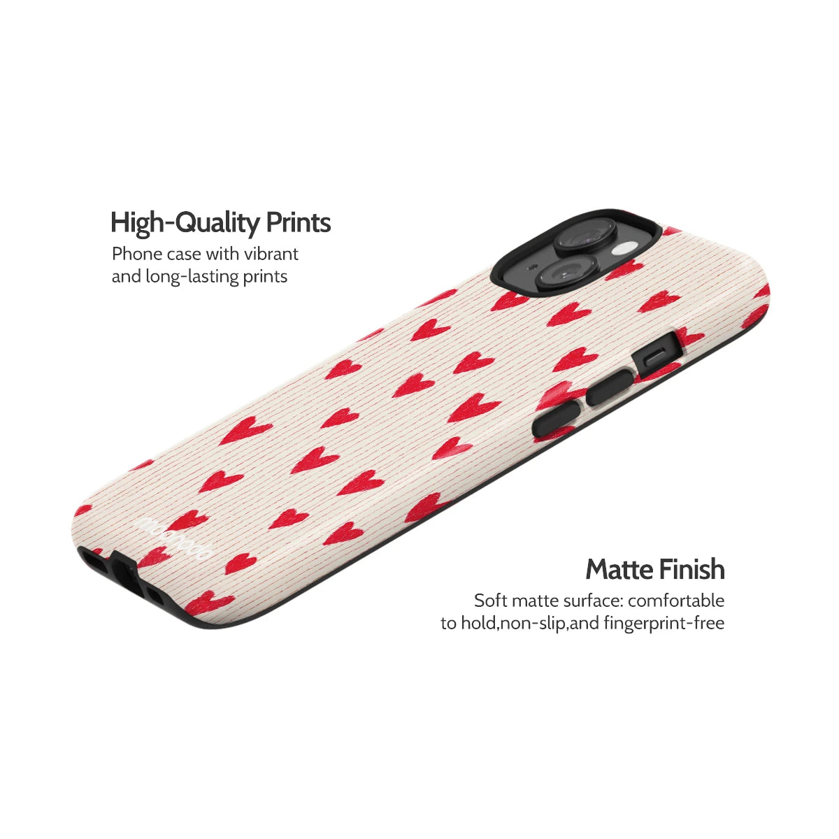 Crimson Pulse - iPhone 15 Case