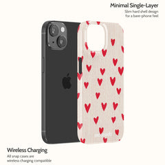 Crimson Pulse - iPhone 15 Case