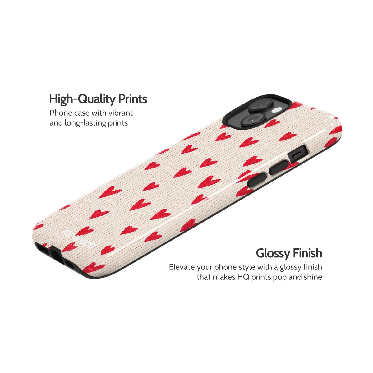 Crimson Pulse - iPhone 15 Plus Case