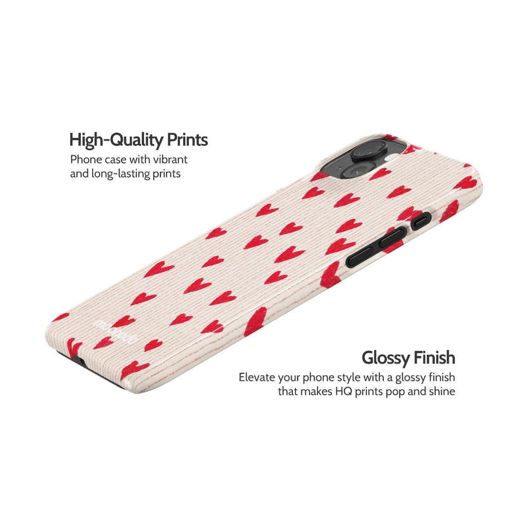 Crimson Pulse - iPhone 15 Plus Case