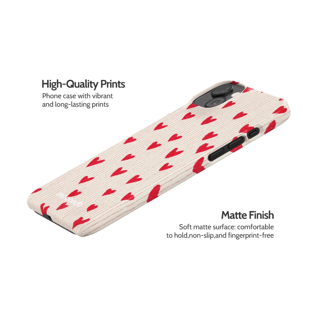 Crimson Pulse - iPhone 15 Plus Case
