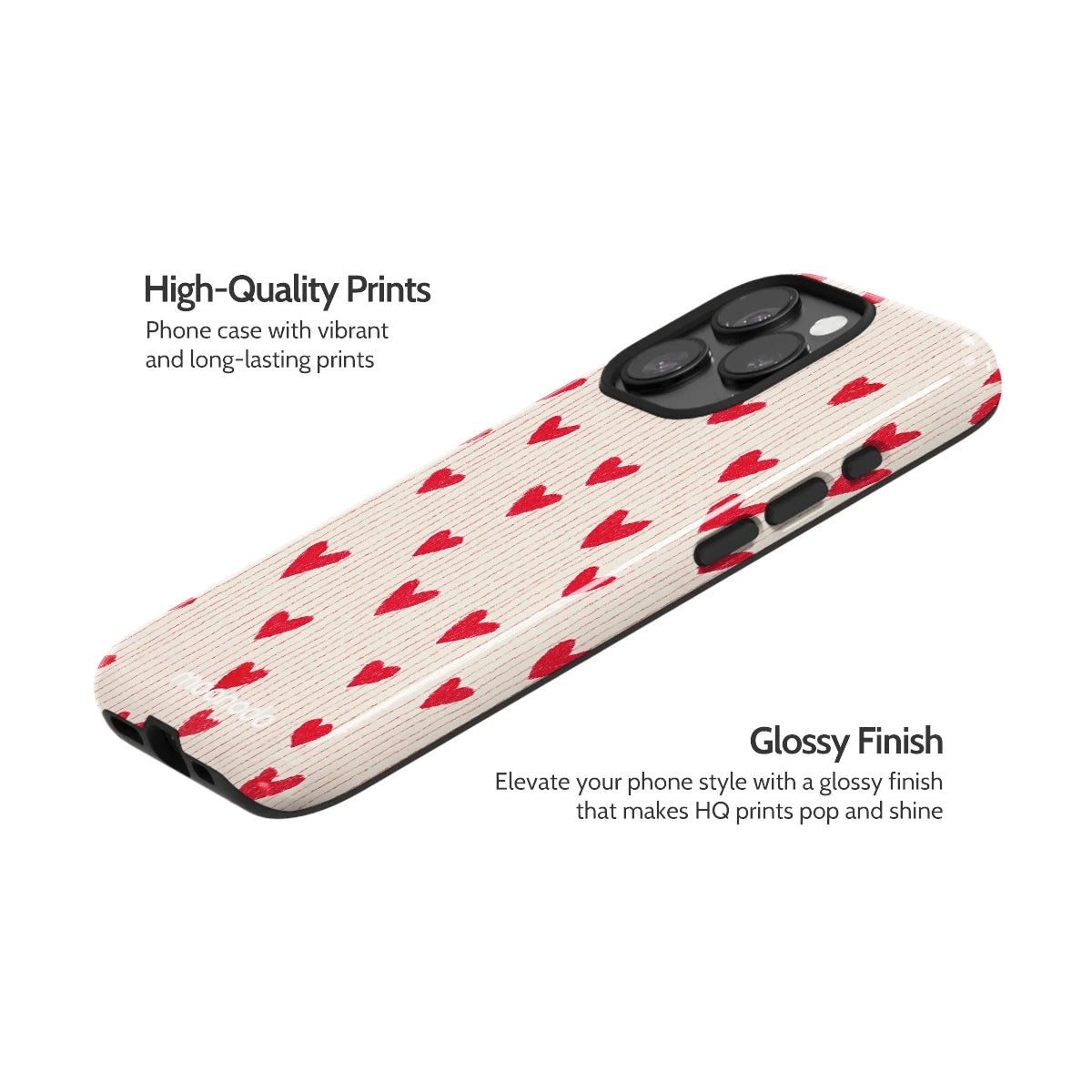 Crimson Pulse - iPhone 15 Pro Case