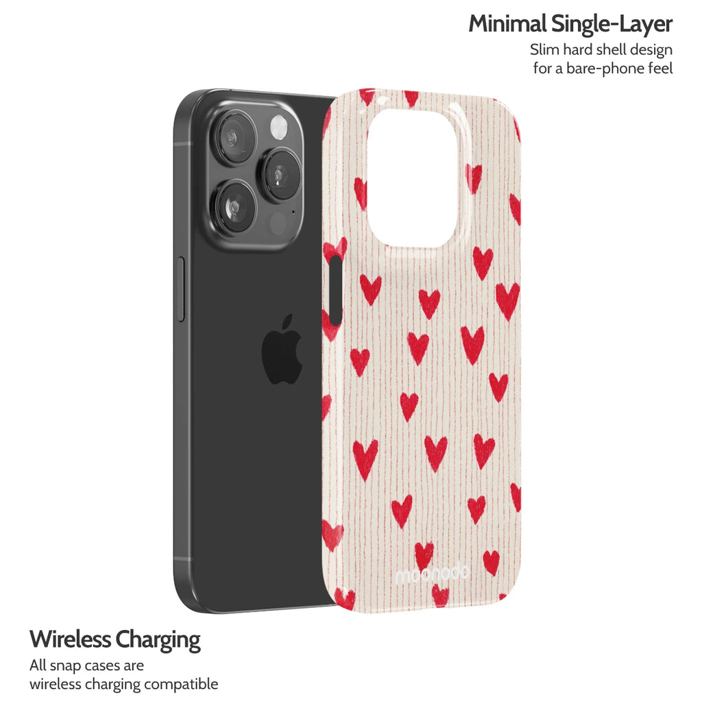 Crimson Pulse - iPhone 15 Pro Case