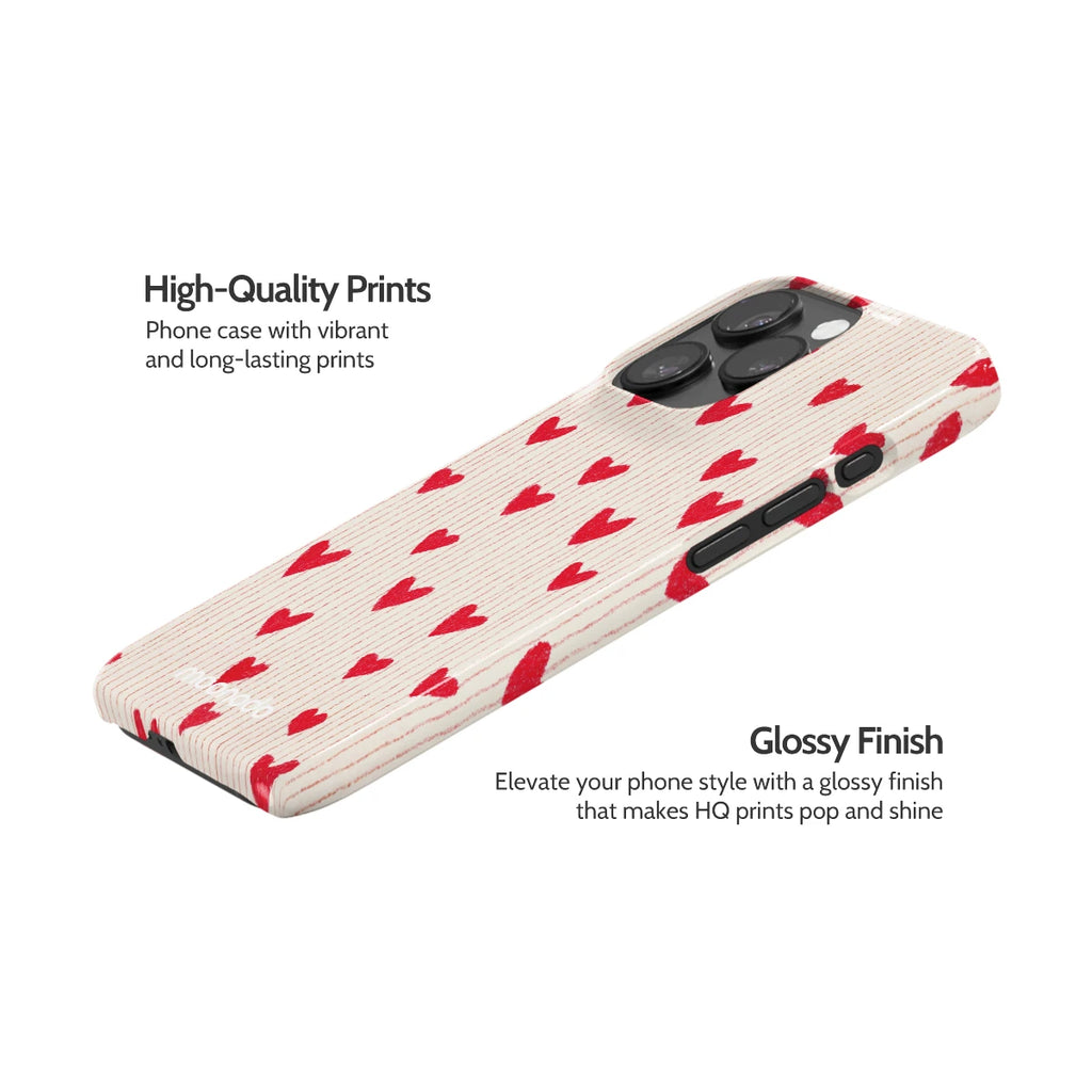 Crimson Pulse - iPhone 15 Pro Case