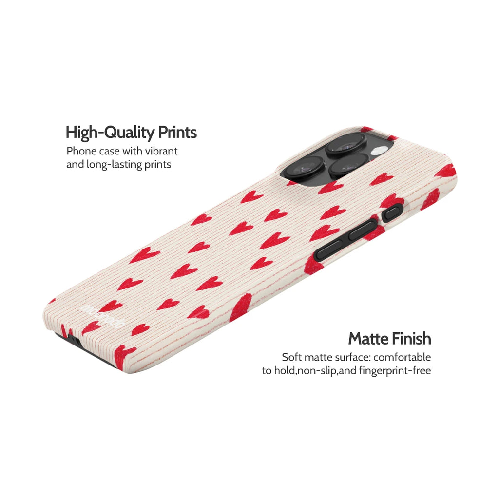 Crimson Pulse - iPhone 15 Pro Case