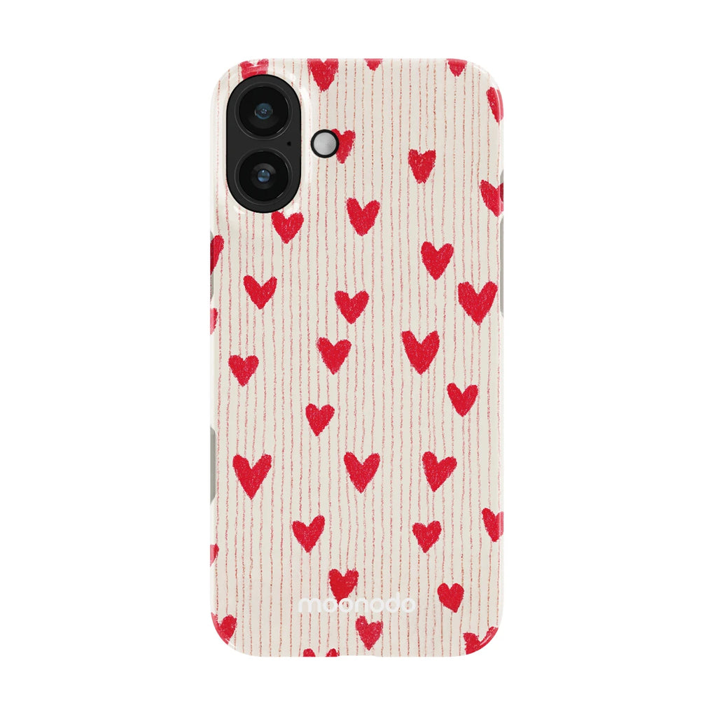 Crimson Pulse - iPhone 16 Plus Case