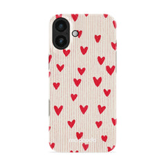 Crimson Pulse - iPhone 16 Plus Case