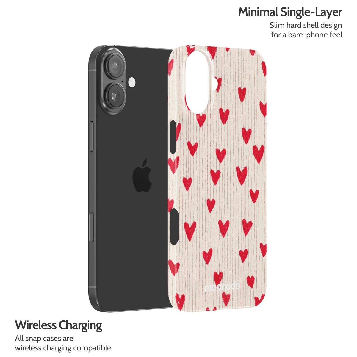 Crimson Pulse - iPhone 16 Plus Case
