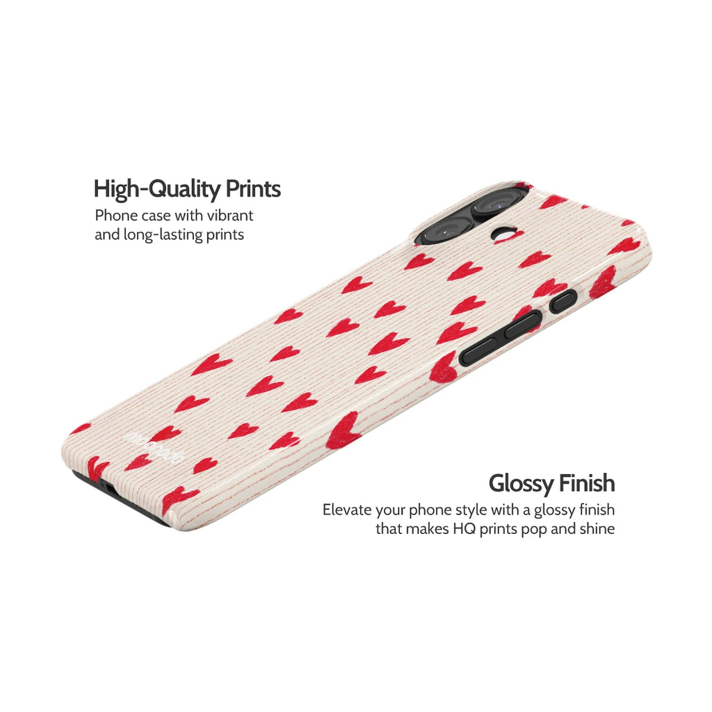 Crimson Pulse - iPhone 16 Plus Case