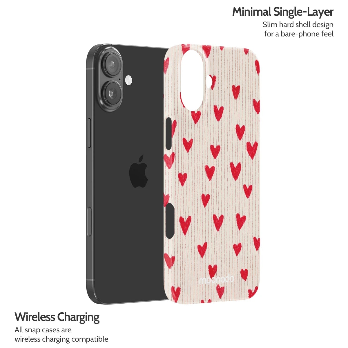 Crimson Pulse - iPhone 16 Plus Case