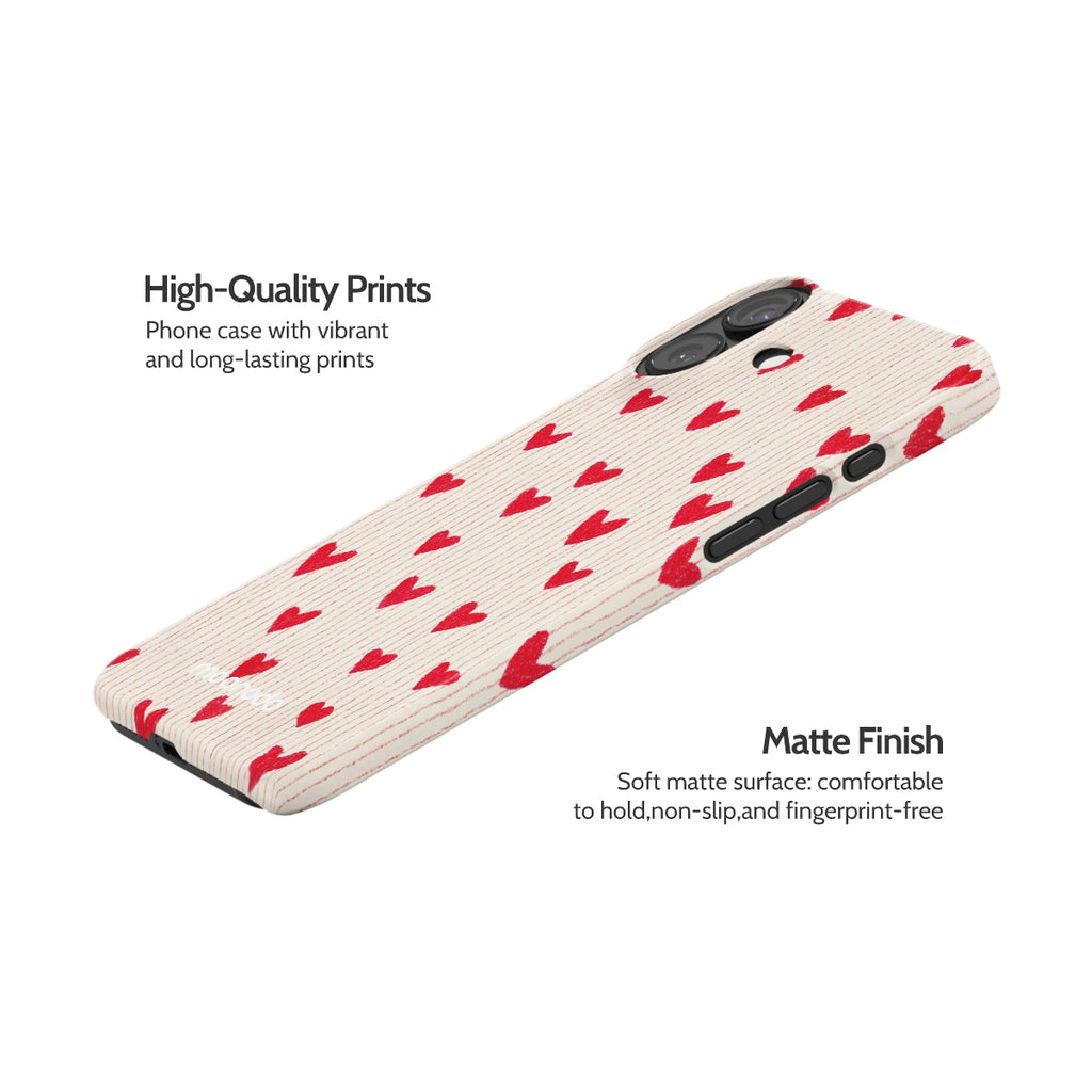Crimson Pulse - iPhone 16 Plus Case