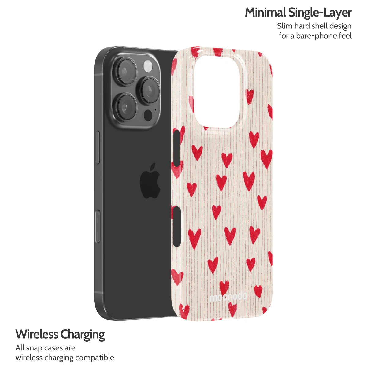 Crimson Pulse - iPhone 16 Pro Case
