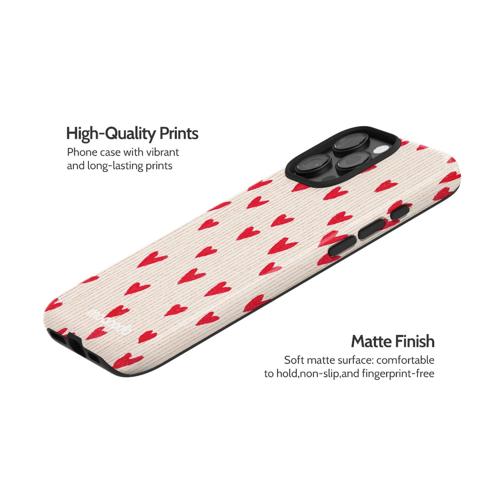 Crimson Pulse - iPhone 16 Pro Max Case