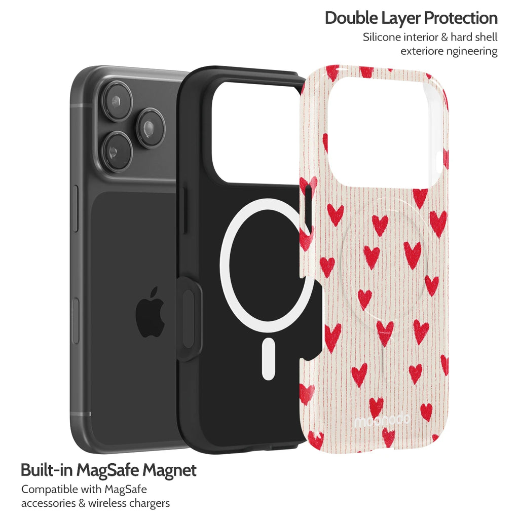 Crimson Pulse - iPhone 17 Pro Case