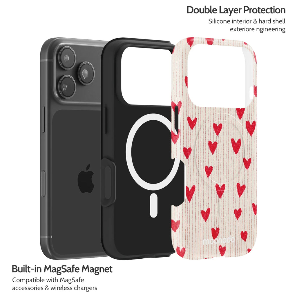 Crimson Pulse - iPhone 17 Pro Case