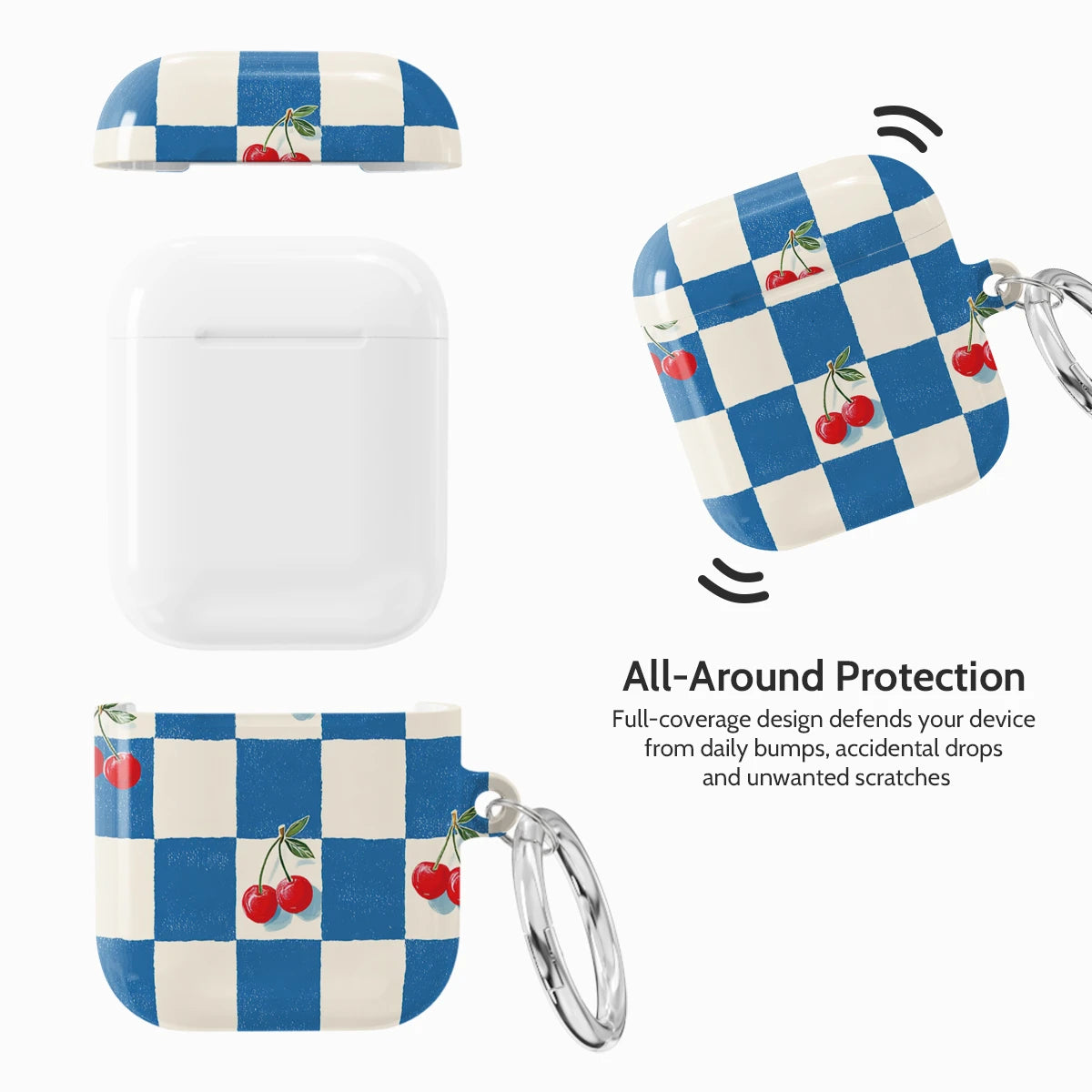 Cherry Check - AirPods 1 & 2 Case