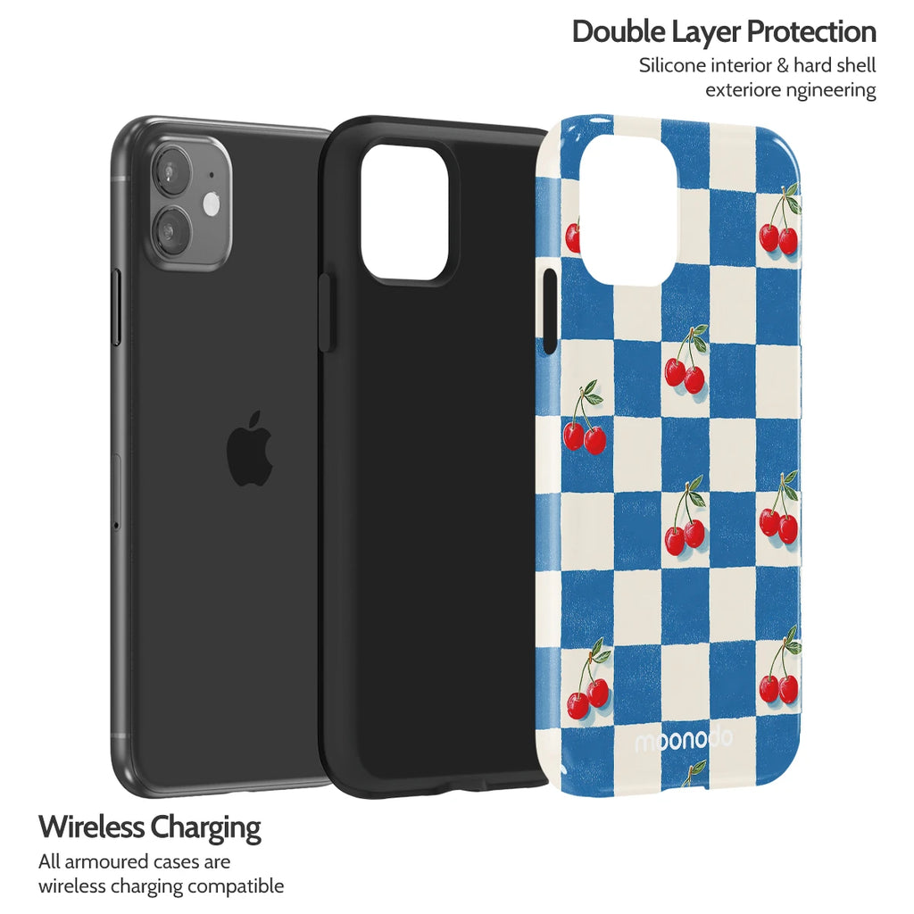Cherry Check - iPhone 11 Case