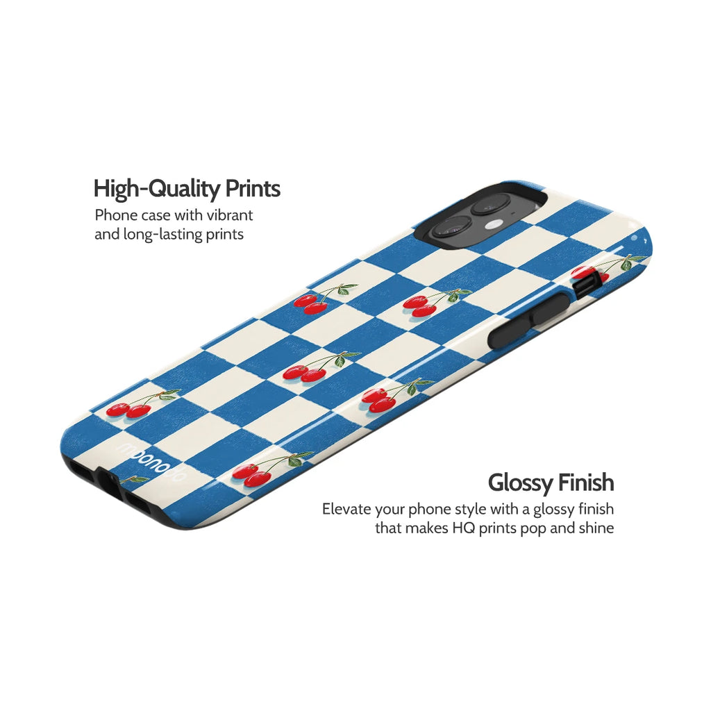 Cherry Check - iPhone 11 Case