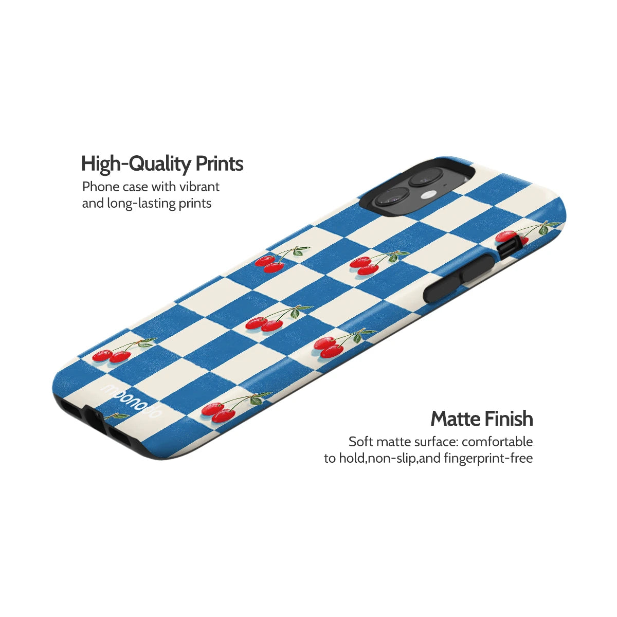 Cherry Check - iPhone 11 Case