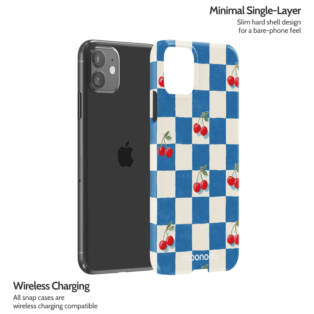 Cherry Check - iPhone 11 Case
