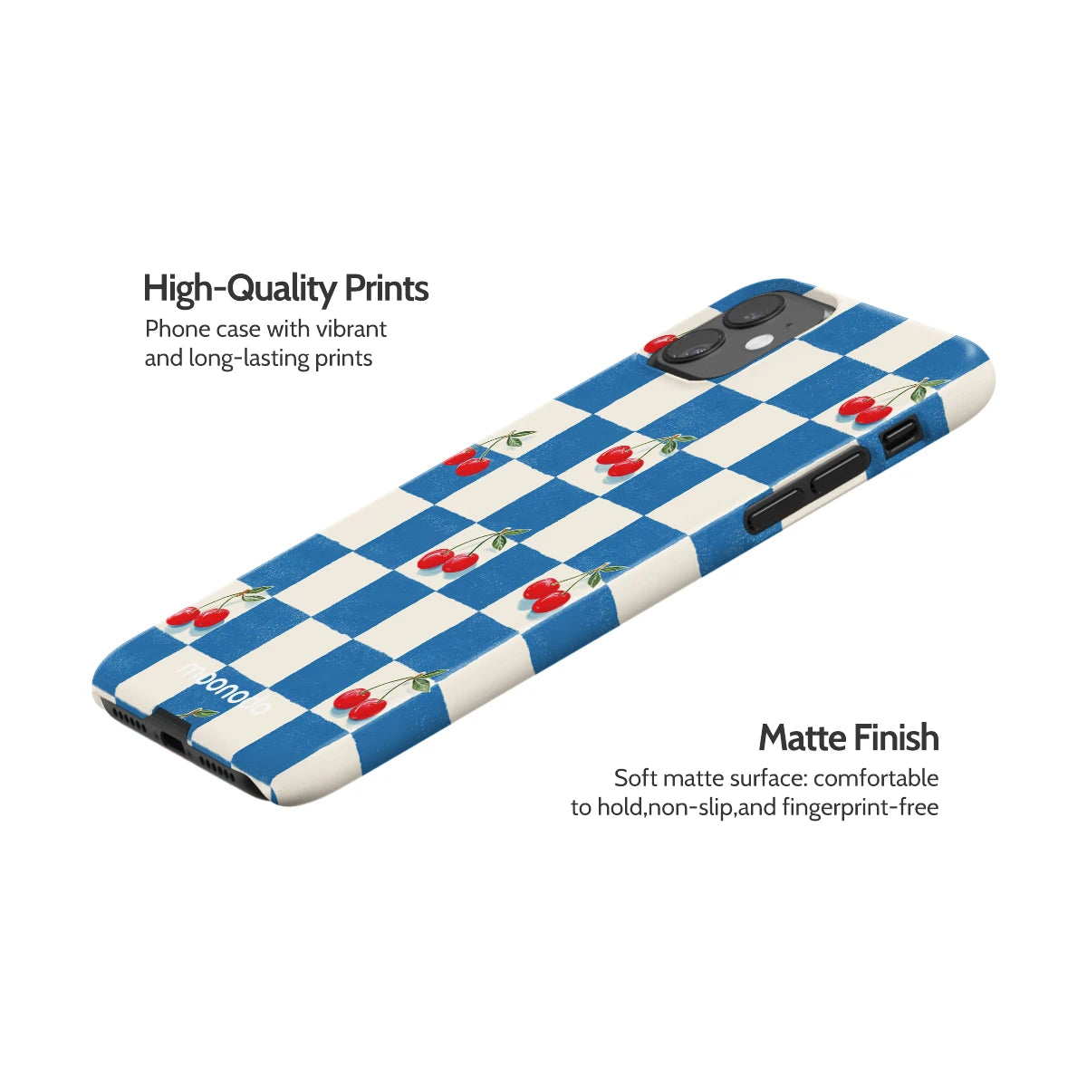 Cherry Check - iPhone 11 Case