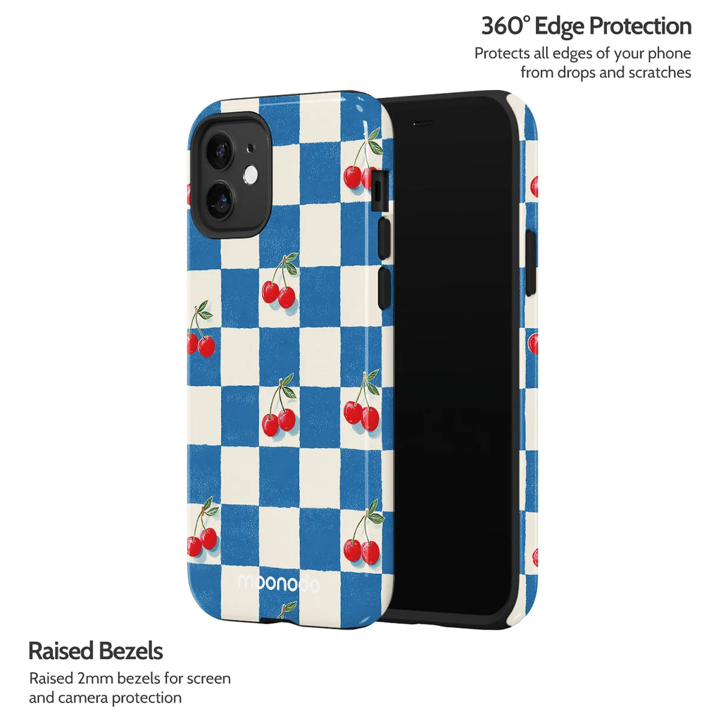 Cherry Check - iPhone 12 Case