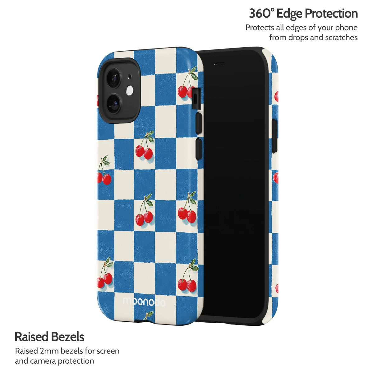 Cherry Check - iPhone 12 Case