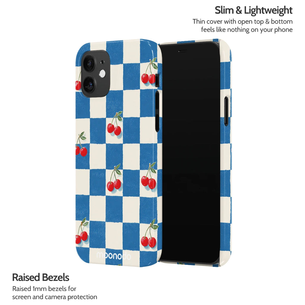 Cherry Check - iPhone 12 Case