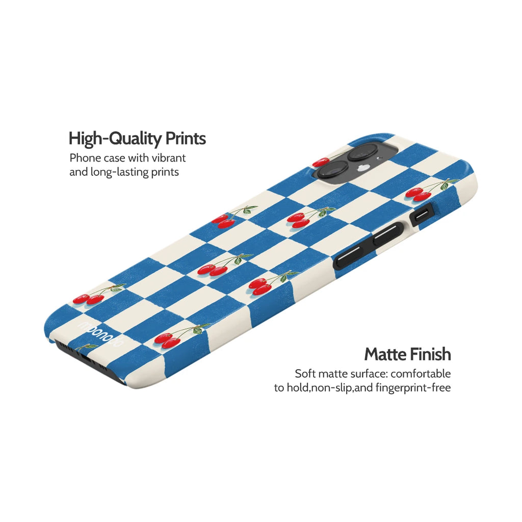 Cherry Check - iPhone 12 Mini Case