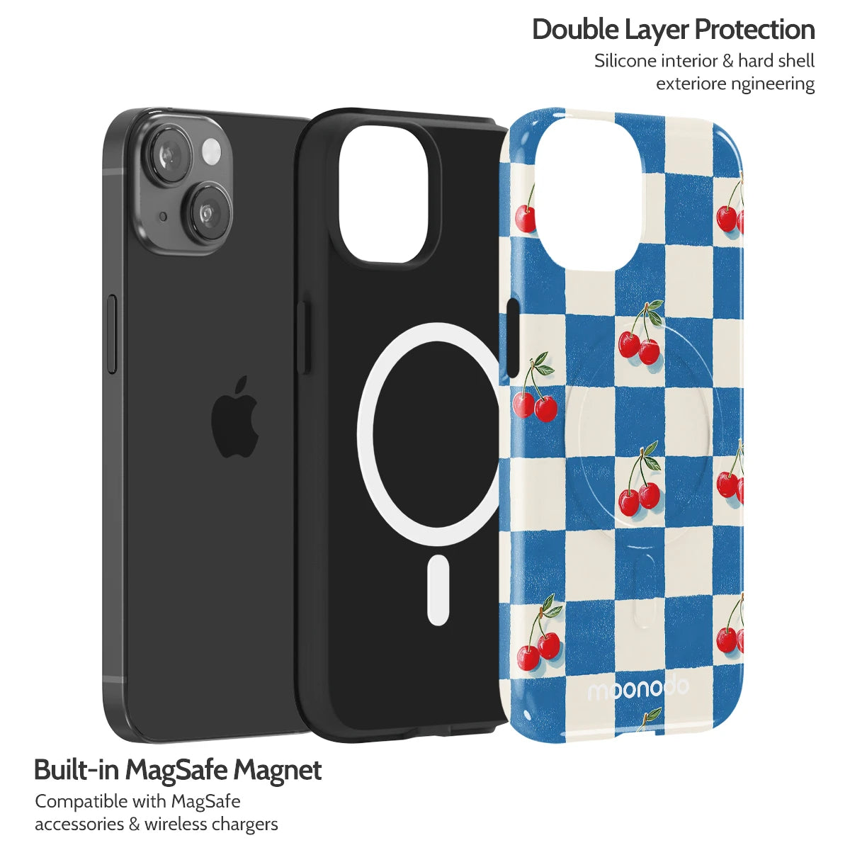 Cherry Check - iPhone 14 Case