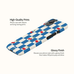 Cherry Check - iPhone 14 Case