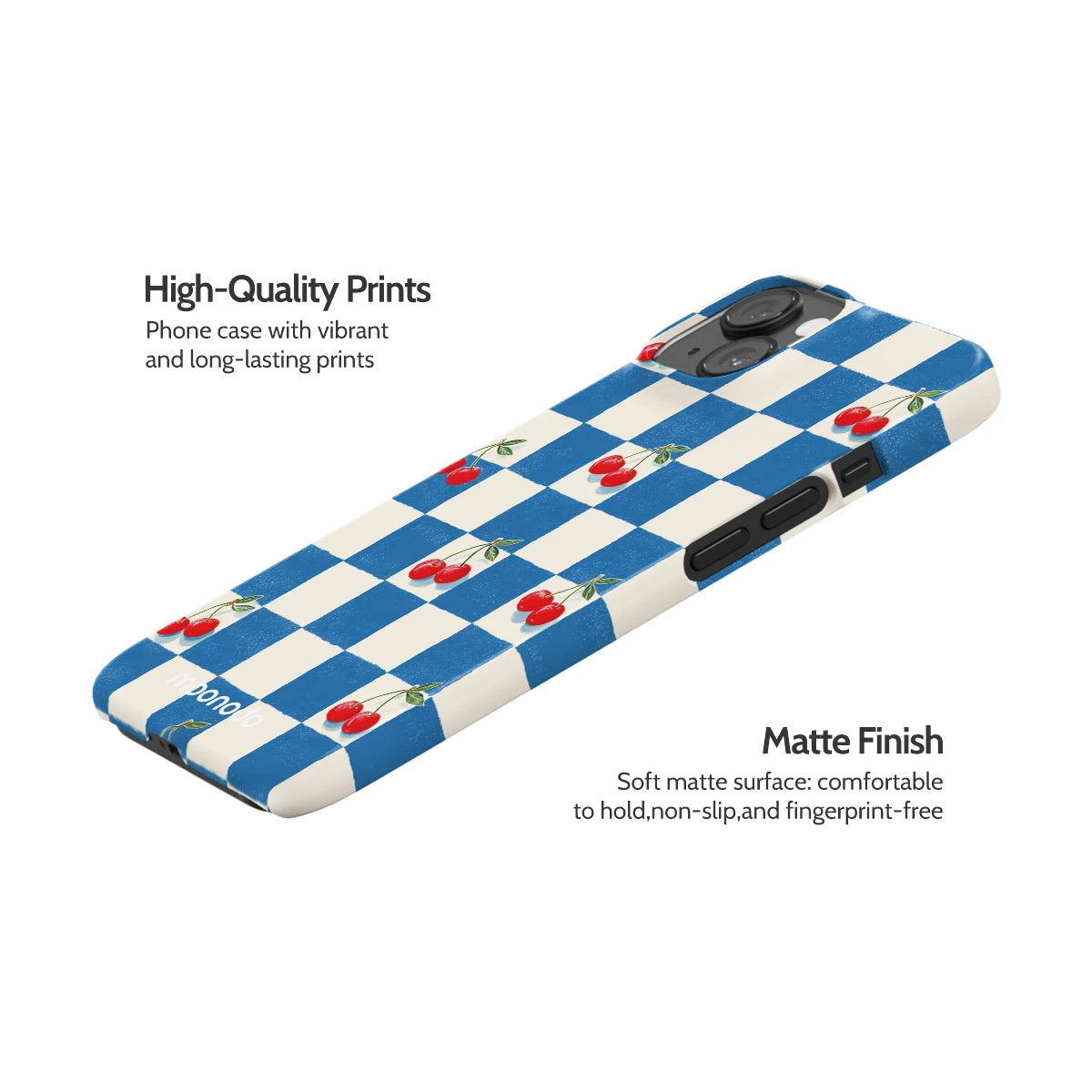 Cherry Check - iPhone 14 Case