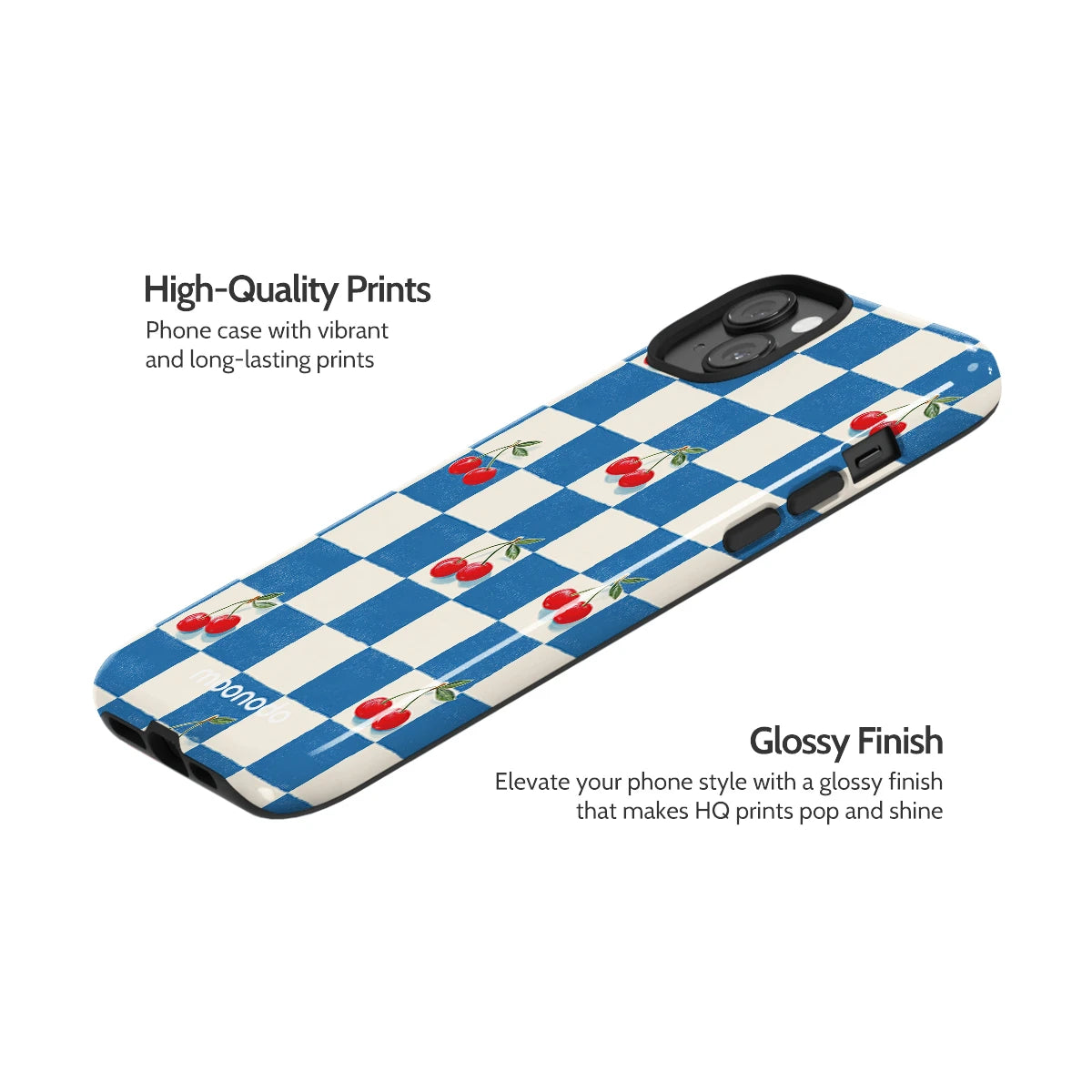 Cherry Check - iPhone 14 Plus Case