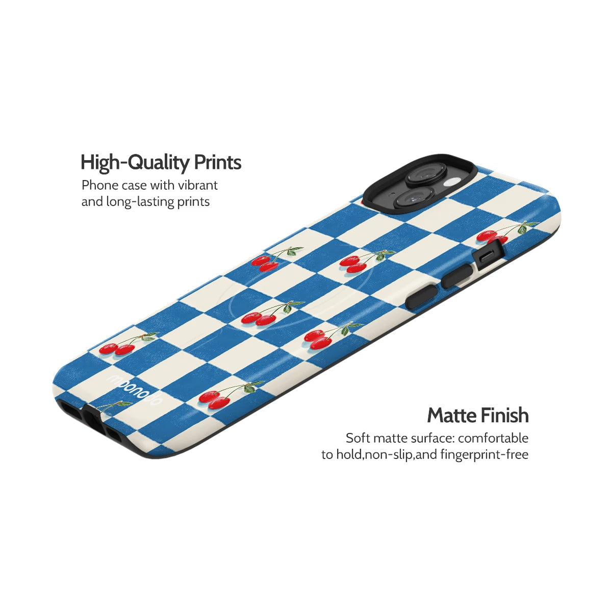 Cherry Check - iPhone 14 Plus Case