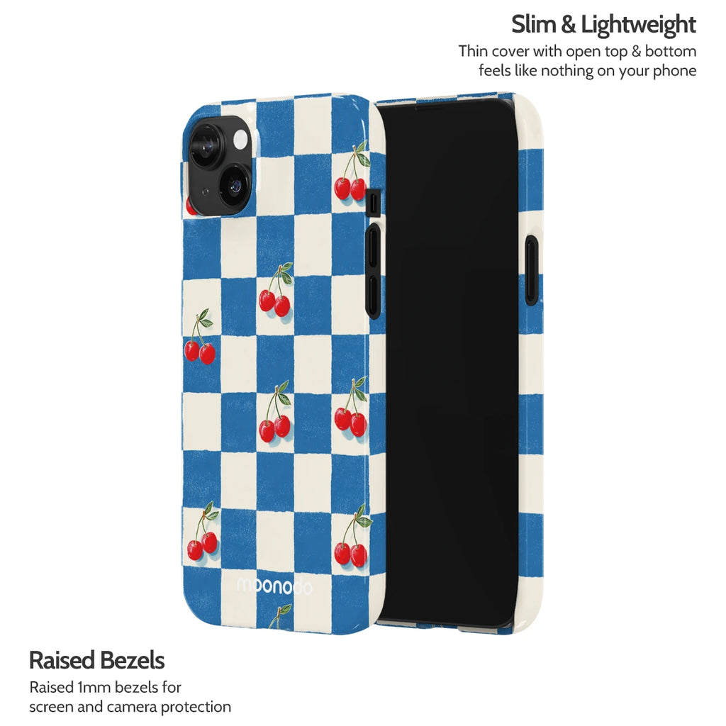 Cherry Check - iPhone 14 Plus Case